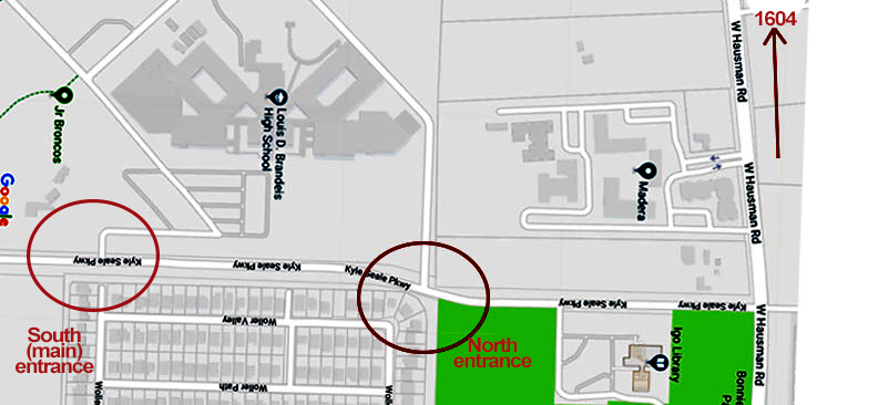 Updated Maps of the BHS Entrances – Safe Roads For Brandeis High School